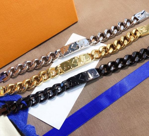 designer chain bracelet women039s fashionable lettered men039s bracelet titanium steel fadeless jewelry accessories9700817, Black
designer chain bracelet women039s fashionable lettered men039s bracelet titanium steel fadeless jewelry accessories9700817, Black