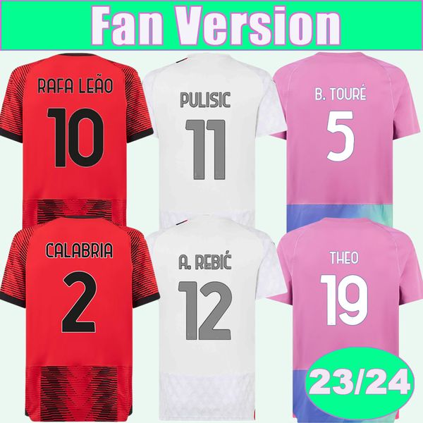 2023 24 giroud theo mens soccer jerseys bennacer pulisic tomori kjaer saelemaekers home away 3rd football shirts short sleeve uniforms, Black;yellow
2023 24 giroud theo mens soccer jerseys bennacer pulisic tomori kjaer saelemaekers home away 3rd football shirts short sleeve uniforms, Black;yellow