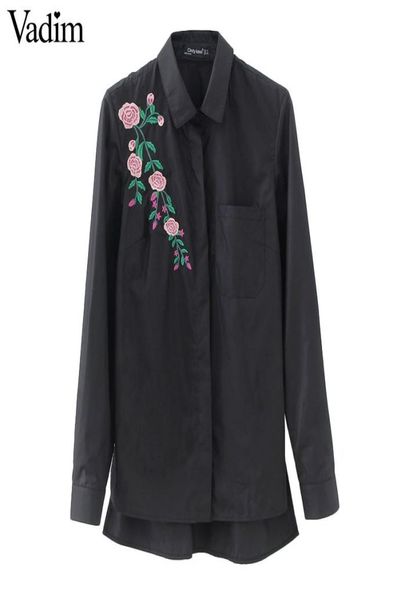 women retro flower embroidery striped blouse long sleeve black shirts turn down collar brand ladies blusas lt15118315361, White
women retro flower embroidery striped blouse long sleeve black shirts turn down collar brand ladies blusas lt15118315361, White