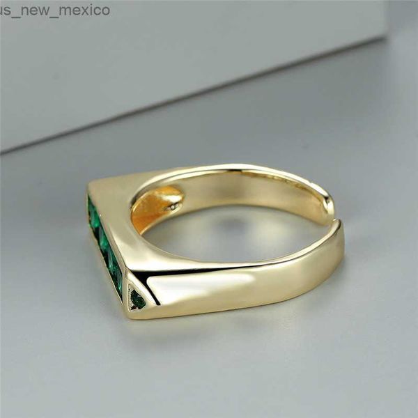 band rings small square green stone rings for women gold color vintage wedding bands opening size index finger ring jewelry gift r230831, Silver
band rings small square green stone rings for women gold color vintage wedding bands opening size index finger ring jewelry gift r230831, Silver