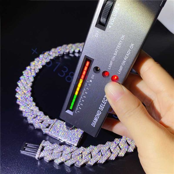 20mm luxury cuban link chain men hip hop bling jewelry vvs moissanite iced out cuban chain, Silver
20mm luxury cuban link chain men hip hop bling jewelry vvs moissanite iced out cuban chain, Silver