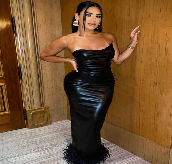 casual dresses sunny autumn pu y2k clothes sleeveless backless side slit bodycon maxi dresses for women 2022 club party feath9102014, Black;gray
casual dresses sunny autumn pu y2k clothes sleeveless backless side slit bodycon maxi dresses for women 2022 club party feath9102014, Black;gray