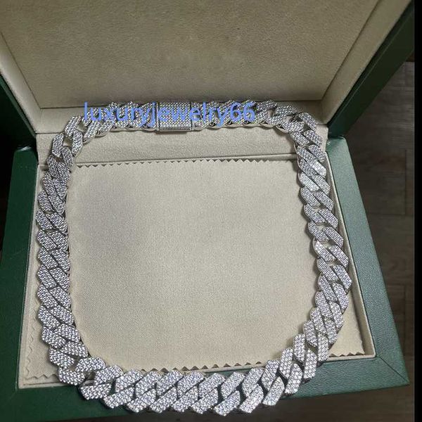 lightweight and suitable for everyday 925 silver 18mm 3rows cuban chain cz diamond necklace cuban link chain
lightweight and suitable for everyday 925 silver 18mm 3rows cuban chain cz diamond necklace cuban link chain