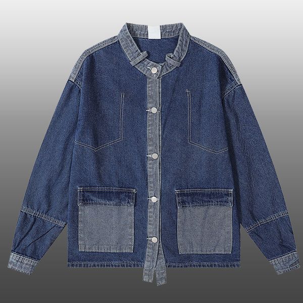 mens jackets contrast stitching lapel denim jacket casual coat fall vintage bomber men chamarras para hombre 230831, Black;brown
mens jackets contrast stitching lapel denim jacket casual coat fall vintage bomber men chamarras para hombre 230831, Black;brown