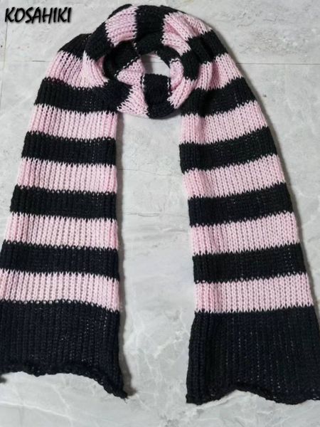 scarves women men harajuku gothic striped scarf y2k punk girls knitted long scarves fashion neckerchief streetwear foulard femme 230831, Blue;gray
scarves women men harajuku gothic striped scarf y2k punk girls knitted long scarves fashion neckerchief streetwear foulard femme 230831, Blue;gray