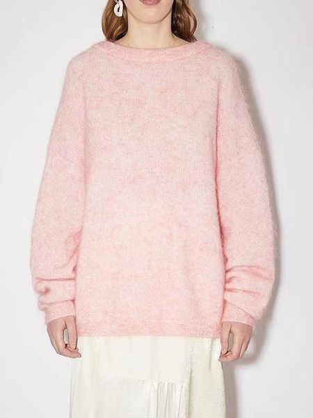 women's sweaters autumn and winter mohair pullover loose knitted sweater women round neck 230831, White;black
women's sweaters autumn and winter mohair pullover loose knitted sweater women round neck 230831, White;black