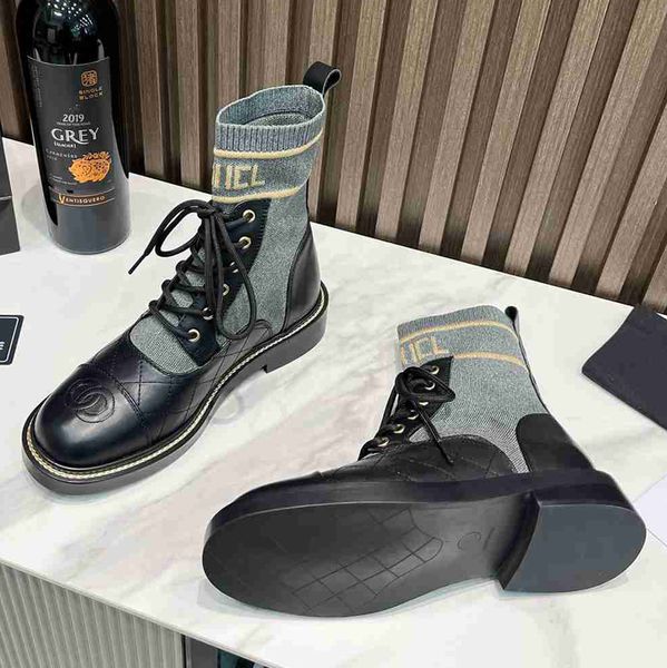 23 news designers ankle boots women boots colored round head thick sole elevated elastic martin boots lace up shoes sock boots 02, Black
23 news designers ankle boots women boots colored round head thick sole elevated elastic martin boots lace up shoes sock boots 02, Black
