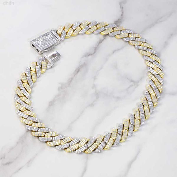 xingguang fashion 2 tone yellow and white sterling silver 925 with bling moissanite cuban link chain for mens
xingguang fashion 2 tone yellow and white sterling silver 925 with bling moissanite cuban link chain for mens