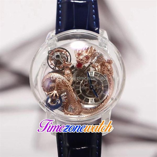astronomia tourbillon rose gold dragon swiss quartz mens watch pave piece unique fully transparent glass 3d engraving blue leather2184, Slivery;brown
astronomia tourbillon rose gold dragon swiss quartz mens watch pave piece unique fully transparent glass 3d engraving blue leather2184, Slivery;brown