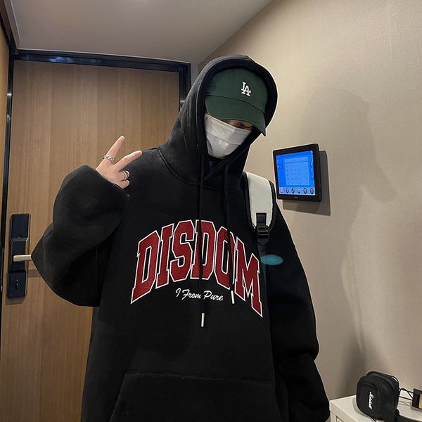 men's hoodies sweatshirts autumn letter men loose fashion brand streetwear hooded sweatshirt harajuku couple oversized clothing male pu, Black
men's hoodies sweatshirts autumn letter men loose fashion brand streetwear hooded sweatshirt harajuku couple oversized clothing male pu, Black