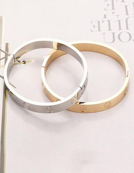 love screw bracelet women stainless steel gold bangle can be opened couple simple jewelry gifts for woman accessories whole ch1321964, Black
love screw bracelet women stainless steel gold bangle can be opened couple simple jewelry gifts for woman accessories whole ch1321964, Black