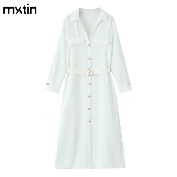 basic casual dresse s autumn vintage solid white midi dress elegant spring long sleeve button female shirt party clothing 2023 230830, Black;gray
basic casual dresse s autumn vintage solid white midi dress elegant spring long sleeve button female shirt party clothing 2023 230830, Black;gray
