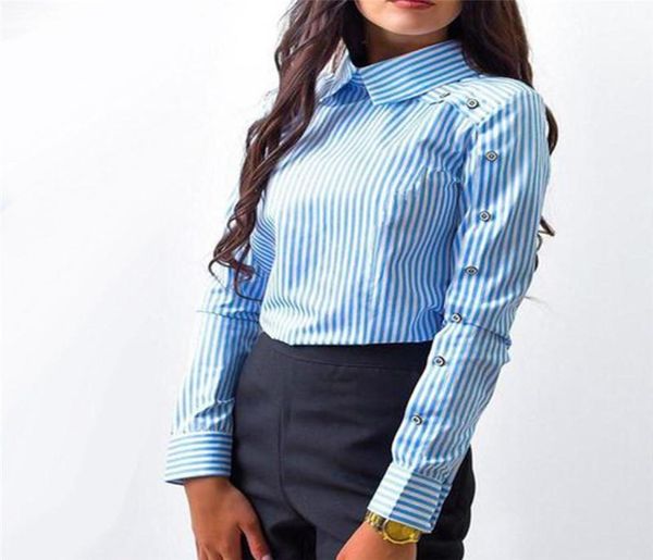 women office lady shirts spring fashion long sleeve slim white chiffon blouse shirt femme blusa feminina casual blue blouses5022997
women office lady shirts spring fashion long sleeve slim white chiffon blouse shirt femme blusa feminina casual blue blouses5022997