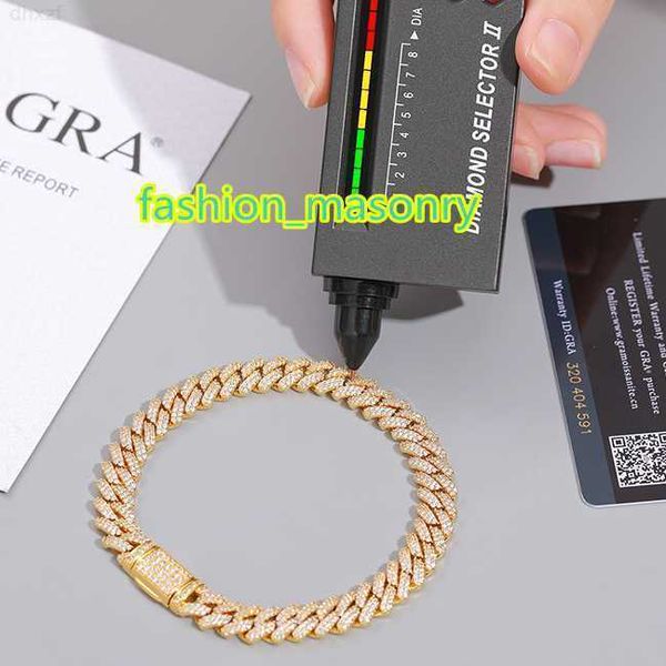 luxury hip hop jewelry 9mm gold plated 925 sterling silver vvs moissanite diamond iced out cuban link bracelet for men women
luxury hip hop jewelry 9mm gold plated 925 sterling silver vvs moissanite diamond iced out cuban link bracelet for men women