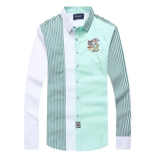faconnable men039s casual patckwork full shirts brand embroidery social homme striped shirt camisa hombre masculina chemise 337795, White;black
faconnable men039s casual patckwork full shirts brand embroidery social homme striped shirt camisa hombre masculina chemise 337795, White;black