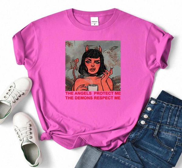 the angels protect me the demons respect metshirts women fashion loose cartoon summer tshirt casual sweat womens tshirt qz4907882, White
the angels protect me the demons respect metshirts women fashion loose cartoon summer tshirt casual sweat womens tshirt qz4907882, White