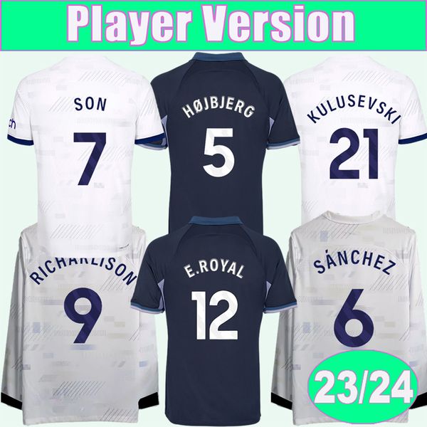 23 24 sanchez son mens player version soccer jerseys long sleeve hojbjerg romero e. royai home white away football shirt short sleeves unifo, Black;yellow
23 24 sanchez son mens player version soccer jerseys long sleeve hojbjerg romero e. royai home white away football shirt short sleeves unifo, Black;yellow
