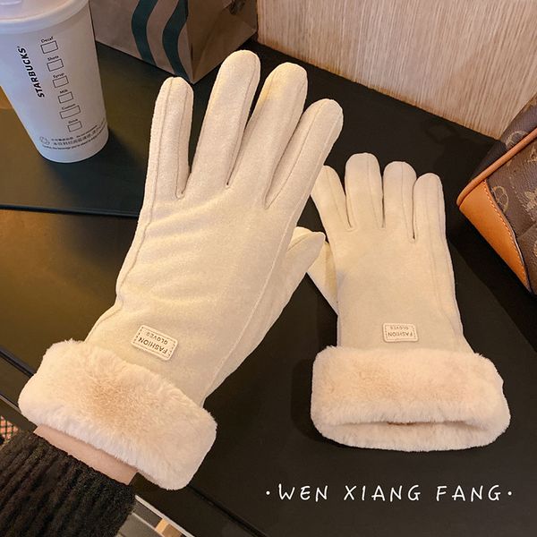 gloves winter women plus fleece thickened warm student suede ladies riding winterproof driving winterproof touch screen winter, Blue;gray
gloves winter women plus fleece thickened warm student suede ladies riding winterproof driving winterproof touch screen winter, Blue;gray