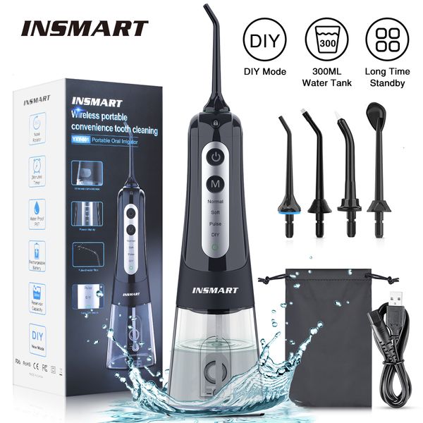 other oral hygiene insmart oral irrigator dental water flosser teeth whitening waterproof portable dental water jet floss 300ml teeth cleane
other oral hygiene insmart oral irrigator dental water flosser teeth whitening waterproof portable dental water jet floss 300ml teeth cleane