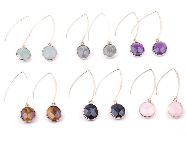 designer oval stone charms earrings rose quartz turquoise lapis lazuli gold plated geometry healing crystal dangle brand jewelry f3637388, Golden
designer oval stone charms earrings rose quartz turquoise lapis lazuli gold plated geometry healing crystal dangle brand jewelry f3637388, Golden