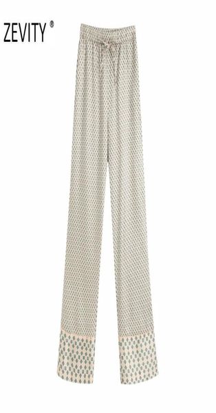 zevity women vintage geometric print hem patchwork straight pants female elastic waist casual trousers chic bow tied pants p9218351124, Black;white
zevity women vintage geometric print hem patchwork straight pants female elastic waist casual trousers chic bow tied pants p9218351124, Black;white