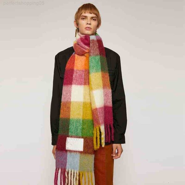 autumn multicolor plaid scarf fringed womens ac the rainbow fashion shawl mens and women warm, Blue;gray
autumn multicolor plaid scarf fringed womens ac the rainbow fashion shawl mens and women warm, Blue;gray