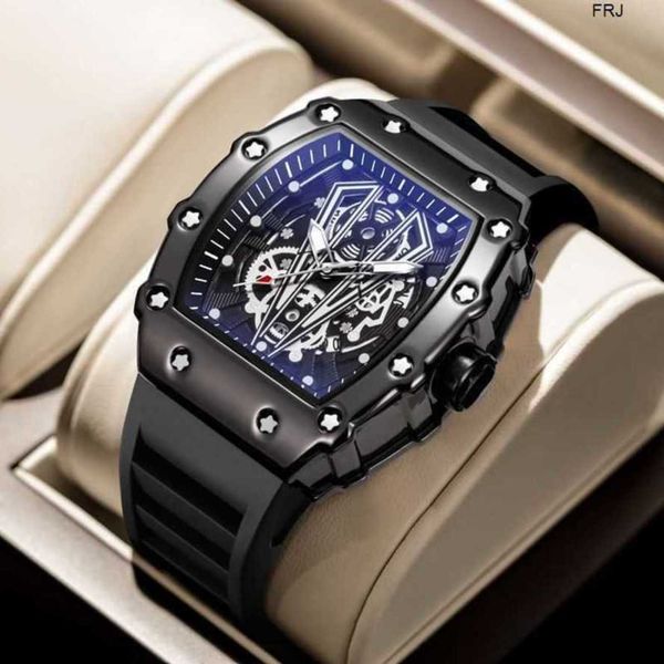 designer watches richads mile barrel type fully automatic mechanical mens glow waterproof calendar premium fashion sports hollow out mdw0, Slivery;black
designer watches richads mile barrel type fully automatic mechanical mens glow waterproof calendar premium fashion sports hollow out mdw0, Slivery;black