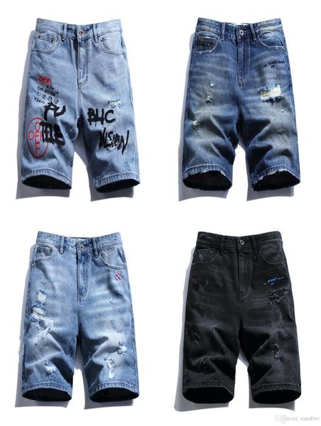 20ss summer denim shorts jean male off jeans mens jogger ankle ripped blue denim shorts hole washed white short pants6968349, White;black
20ss summer denim shorts jean male off jeans mens jogger ankle ripped blue denim shorts hole washed white short pants6968349, White;black