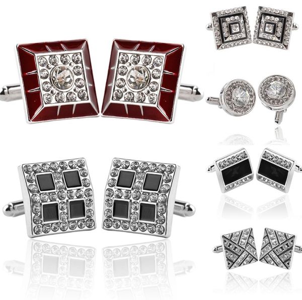 7 styles crystal cufflinks for mens shirt french cufflink wedding suit wedding party banquet grooms gentelmen classic cuff links e7840761, Silver
7 styles crystal cufflinks for mens shirt french cufflink wedding suit wedding party banquet grooms gentelmen classic cuff links e7840761, Silver