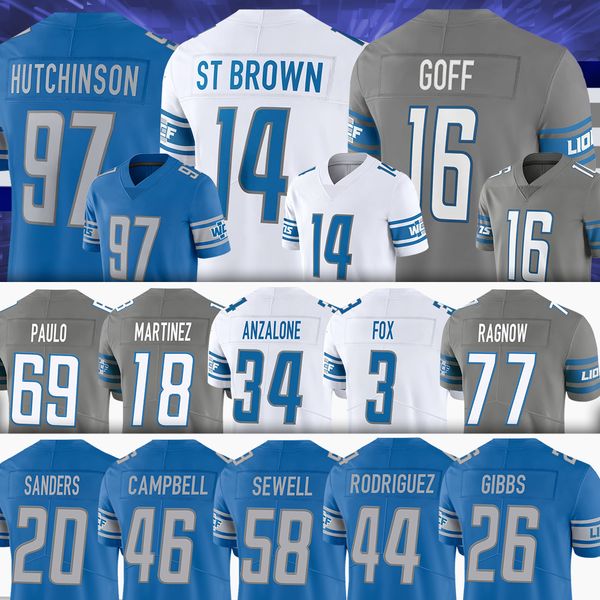 97 aidan hutchinson detroits football liones jersey barry sanders amon-ra st. brown jack campbell penei sewell jahmyr gibbs malcolm rodrigue, Black;red
97 aidan hutchinson detroits football liones jersey barry sanders amon-ra st. brown jack campbell penei sewell jahmyr gibbs malcolm rodrigue, Black;red