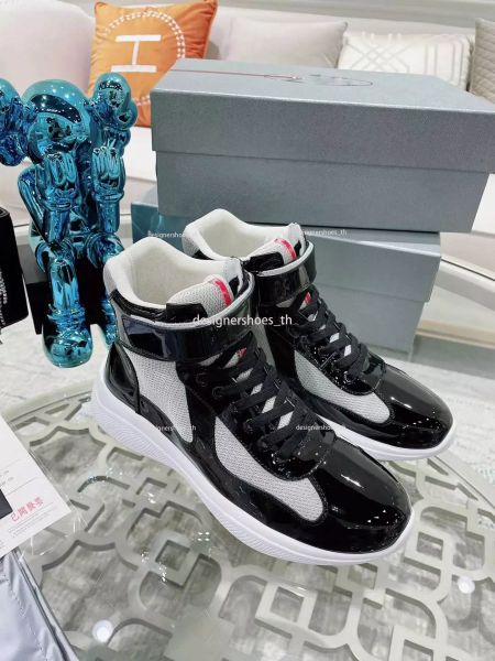 designer sneakers cup shoes flat patent leather trainers men sneaker nylon black mesh lace-up outdoor runner trainer 35-46
designer sneakers cup shoes flat patent leather trainers men sneaker nylon black mesh lace-up outdoor runner trainer 35-46