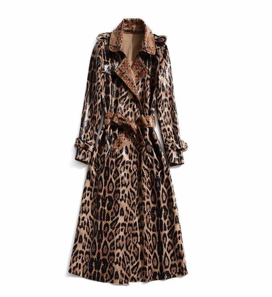 european and american women039s 2018 winter clothing new long sleeve lapel leopard print laceup trench coat1211362, Tan;black
european and american women039s 2018 winter clothing new long sleeve lapel leopard print laceup trench coat1211362, Tan;black