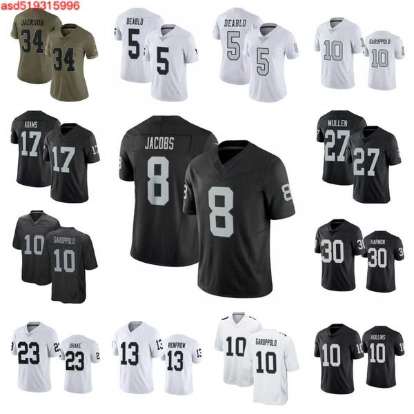 8 josh jacobs 13 hunter renfrow 55 chandler jones football jersey 25 trevon moehrig 39 nate hobbs 5 divine deablo 2 daniel carlson 96 clelin, Black
8 josh jacobs 13 hunter renfrow 55 chandler jones football jersey 25 trevon moehrig 39 nate hobbs 5 divine deablo 2 daniel carlson 96 clelin, Black