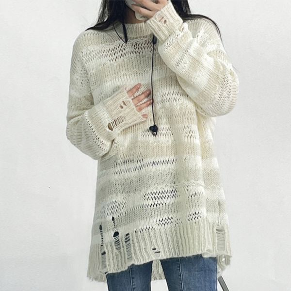 women's sweaters 2023 spring and autumn striped pullover casual knitted mohair sweater women clothing 230831, White;black
women's sweaters 2023 spring and autumn striped pullover casual knitted mohair sweater women clothing 230831, White;black