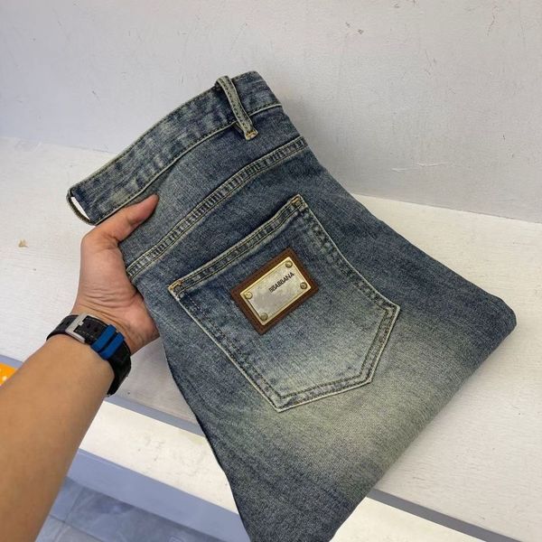 puls szie mens jeans casual trousers dg designer pants patch embroidery higher version fashion jeans, Blue
puls szie mens jeans casual trousers dg designer pants patch embroidery higher version fashion jeans, Blue