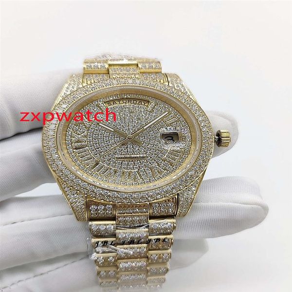 40mm hip hop gold diamond watches 904 stainless steel watch diamonds face with diamond strap automatic mens wristwatch259r, Slivery;brown
40mm hip hop gold diamond watches 904 stainless steel watch diamonds face with diamond strap automatic mens wristwatch259r, Slivery;brown