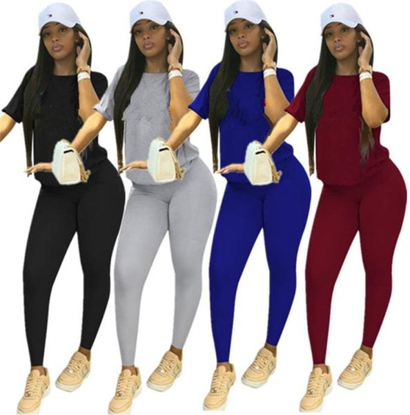 summer tracksuits women sportswear short sleeve two piece set short sleeve tshirt pants leggings outfits casual outfits joggers 36360163, Black;gray
summer tracksuits women sportswear short sleeve two piece set short sleeve tshirt pants leggings outfits casual outfits joggers 36360163, Black;gray
