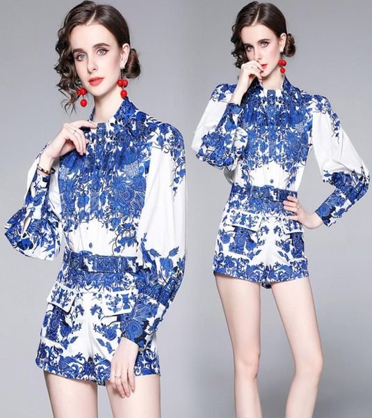 whole summer runway 2pcs womens ladies sets vintage floral tiger print collar long sleeve shirt blouse shorts tracksuits o8366396, White
whole summer runway 2pcs womens ladies sets vintage floral tiger print collar long sleeve shirt blouse shorts tracksuits o8366396, White