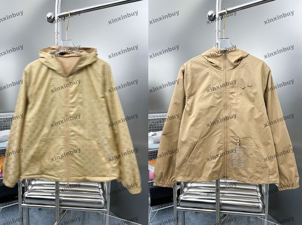 xinxinbuy men designer coat windproof double-sided jacket pin jacquard letter fabric long sleeve women gray black white s-2xl, Black;brown
xinxinbuy men designer coat windproof double-sided jacket pin jacquard letter fabric long sleeve women gray black white s-2xl, Black;brown