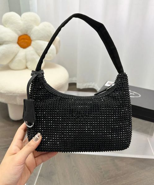 cleo hobo bags designers luxurys crystal diamond shoulder bag nylon underarm bag women totes
cleo hobo bags designers luxurys crystal diamond shoulder bag nylon underarm bag women totes