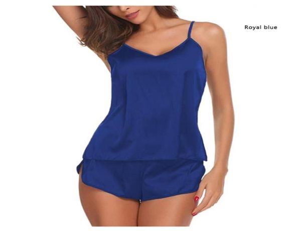 women sleepwear designer suspender simulation silk set vest shorts suit summer solid pyjamas15104608051820, Black;red
women sleepwear designer suspender simulation silk set vest shorts suit summer solid pyjamas15104608051820, Black;red
