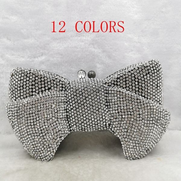 evening bags lady silver blue color crystal diamond clutche clutch bag fashion bow shape small minaudiere party prom 230831
evening bags lady silver blue color crystal diamond clutche clutch bag fashion bow shape small minaudiere party prom 230831