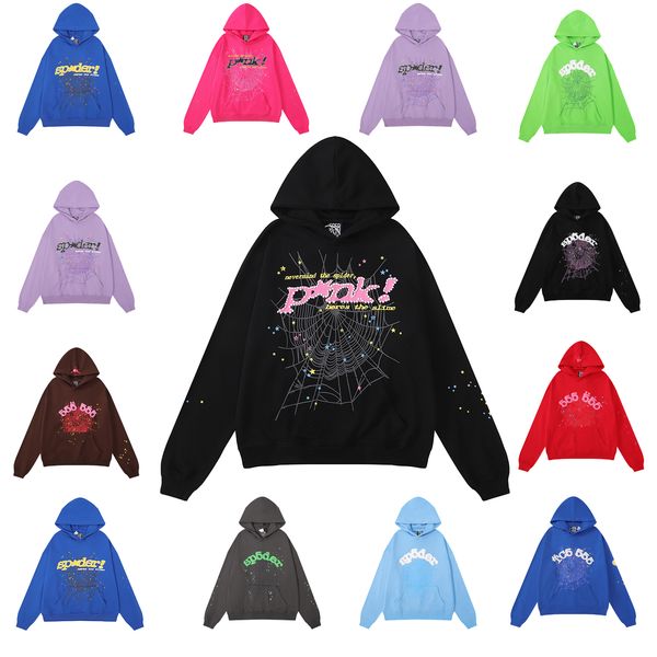 young thug star sp5der 555555 spider foam print pure cotton loose casual hoodie for men and women, Black
young thug star sp5der 555555 spider foam print pure cotton loose casual hoodie for men and women, Black