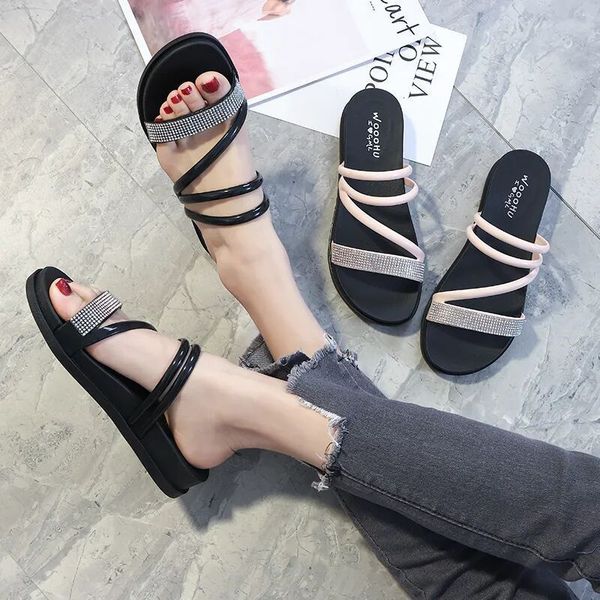 slippers diamond slippers for women wearing fashionable thick soled sandals for summer outings anti slip indoor sandals beach shoes 230830, Black
slippers diamond slippers for women wearing fashionable thick soled sandals for summer outings anti slip indoor sandals beach shoes 230830, Black
