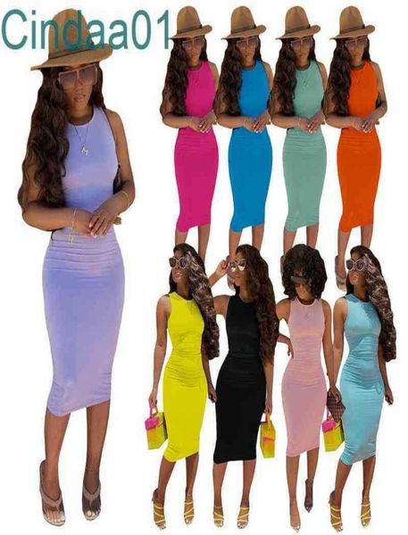designer dresss women slim sleeveless dress casual solid solour round neck summer new hip skirt5121716, Black;gray
designer dresss women slim sleeveless dress casual solid solour round neck summer new hip skirt5121716, Black;gray