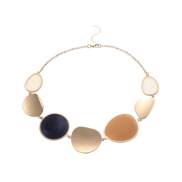 european and american jewelry fashion temperament irregular lenses necklace for women exaggerate geometry choker neck chain necklace, Silver
european and american jewelry fashion temperament irregular lenses necklace for women exaggerate geometry choker neck chain necklace, Silver