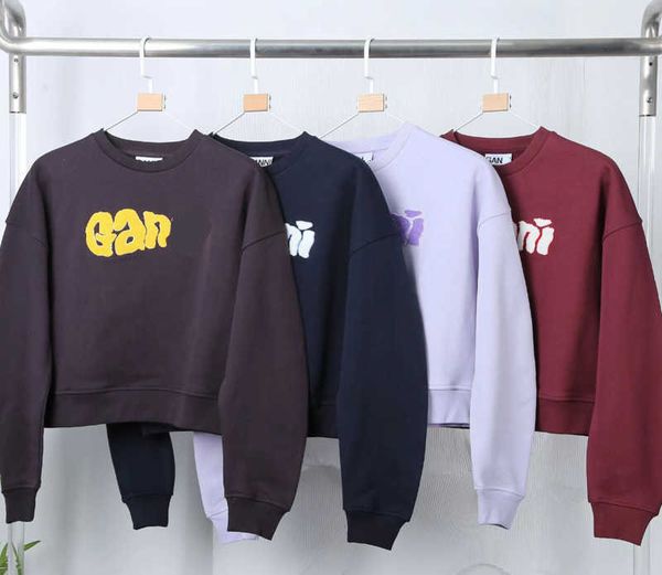 ganni 23ss designer fashion casual pullover solid color letter thickened embroidery brushed hair round neck loose short sweater, Black
ganni 23ss designer fashion casual pullover solid color letter thickened embroidery brushed hair round neck loose short sweater, Black