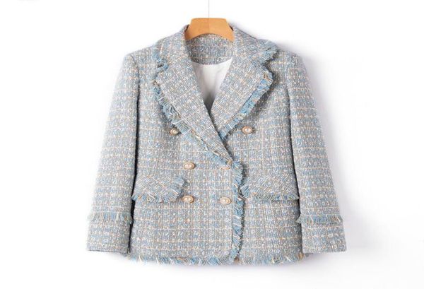 large size light blue tweed suit jacket 2021 spring autumn women039s fashion retro short lapel doublebreasted plaid s399 s6327181, White;black
large size light blue tweed suit jacket 2021 spring autumn women039s fashion retro short lapel doublebreasted plaid s399 s6327181, White;black