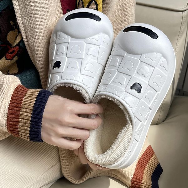 slippers waterproof winter plush shoes slippers women eva cartoon print simplicity warm cotton shoes couples outdoor flats men fun slides 23, Black
slippers waterproof winter plush shoes slippers women eva cartoon print simplicity warm cotton shoes couples outdoor flats men fun slides 23, Black