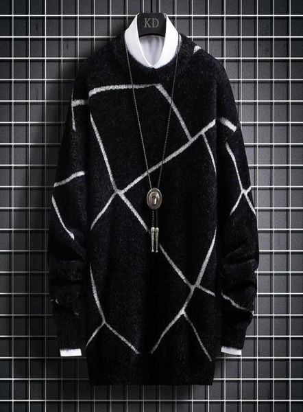 men039s sweaters fashion mink cashmere sweater men clothes winter mens christmas jumpers thick male pullovers keep warm pull ho1036645, White;black
men039s sweaters fashion mink cashmere sweater men clothes winter mens christmas jumpers thick male pullovers keep warm pull ho1036645, White;black